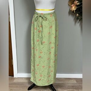 Katherine's Collection Maxi Skirt with Tie Front